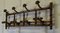 French Simulated Bamboo Hat and Coat Wall Rack, Image 2