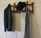 French Simulated Bamboo Hat and Coat Wall Rack, Image 1