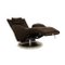Dark Brown Mate Leather Armchair from FSM 3
