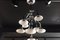Lámpara de techo italiana con reflectores en forma de trompeta, años 60, Imagen 3