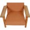 GE-290A Lounge Chair in Orange Fabric from Hans Wegner, 2000s 8