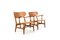 Poltrone CH-22 di Hans J. Wegner per Carl Hansen & Søn., anni '50, set di 2, Immagine 4