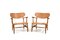 Poltrone CH-22 di Hans J. Wegner per Carl Hansen & Søn., anni '50, set di 2, Immagine 1