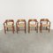 Esszimmerstühle aus Kiefernholz von Rainer Daumiller, 1970er, 4er Set 5