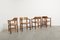 Esszimmerstühle aus Kiefernholz von Rainer Daumiller, 1970er, 4er Set 7