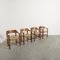 Esszimmerstühle aus Kiefernholz von Rainer Daumiller, 1970er, 4er Set 9