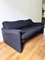 Black Two-Seater Loveseat Sofa by Vico Magistretti for Cassina, 80s, Image 5