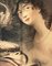 Jean Francois Marie Huet Villiers, Göttin Hebe, 1810, Original Pastellzeichnung 8