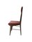 Ebonisierte Stühle aus Buche & Skai, 1950er, 6er Set 6
