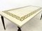 Table Basse en Marbre Blanc et Laiton, 1950s 7