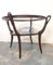 Art Deco Round Coffee Table, 1940s 2