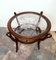 Art Deco Round Coffee Table, 1940s 4