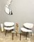 Set of Vintage White Winter Lounge Chairs, 1960s 1