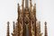 French Neo-Gothic Polychrome and Gilt Wooden Church Steeple with Niche for Saint Statue, 1800s 4