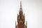French Neo-Gothic Polychrome and Gilt Wooden Church Steeple with Niche for Saint Statue, 1800s 3