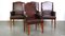 Leather Dining Room Chairs with Low Armrests, Set of 4 2