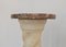 Alabaster and Marble Twisted Column Shaped Floor Lamps, France, 1960s, Set of 2 3