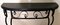 Italian Wrought Iron Wall Console Table with Wooden Top, 1930s, Image 5