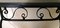 Italian Wrought Iron Wall Console Table with Wooden Top, 1930s, Image 9