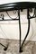 Italian Wrought Iron Wall Console Table with Wooden Top, 1930s, Image 12