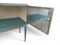 Petrolgrüner Vintage Buffetschrank mit zwei Türen, 1950er 9