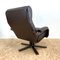 Set of Mid-Century Leather Swivel Chairs attributed to Kebe, 1970s 7