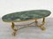 Brass and Onyx Marble Koi Fish Coffee Table, 1970s, Image 3