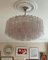 Lampadario grande in vetro di Murano rosa, Immagine 2