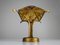 Hammered Glass and Wrought Iron Table Lamp attributed to Longobard, Italy, 1970s, Image 7