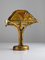 Hammered Glass and Wrought Iron Table Lamp attributed to Longobard, Italy, 1970s, Image 2