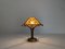 Hammered Glass and Wrought Iron Table Lamp attributed to Longobard, Italy, 1970s, Image 3