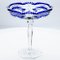 Cristal tallado Baccarat de cristal azul profundo, Francia, años 20, Imagen 2