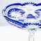 Cristal tallado Baccarat de cristal azul profundo, Francia, años 20, Imagen 5