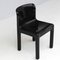 Italienische Schwarze Plastikstühle Modell 4875 von Carlo Bartoli für Kartell, 1970er, 4er Set 1