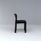 Italienische Schwarze Plastikstühle Modell 4875 von Carlo Bartoli für Kartell, 1970er, 4er Set 4