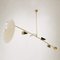 Lampada da soffitto Mid-Century in ottone, Immagine 8