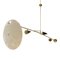 Lampada da soffitto Mid-Century in ottone, Immagine 1