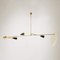 Lampada da soffitto Mid-Century in ottone, Immagine 3