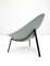 Tripod Grey Fiberglass Garden Lounge Chair attributed to Ed Mérat, 2000s, Image 2