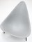Tripod Grey Fiberglass Garden Lounge Chair attributed to Ed Mérat, 2000s, Image 3