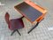 Vintage Space Age Schreibtisch in Orange von Luigi Colani für Flötotto, 2er Set 1