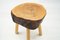 French Wooden Vintage Stools, 1960s, Set of 3 18