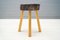 French Wooden Vintage Stools, 1960s, Set of 3 17