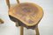 Tabourets Vintage en Bois, France, 1960s, Set de 3 4