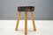 French Wooden Vintage Stools, 1960s, Set of 3 19