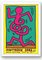 Montreux Jazz Festival Poster in Yellow by Keith Haring, 1983, Image 1
