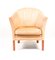 Danish Leather Lounge Chair from Mogens Hansen, 1980s, Image 1