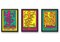 Montreux Jazz Festival Posters by Keith Haring, 1983, Set of 3 1
