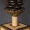 Vintage 20th Century Italian Bergere Lamp with Pine Cone Detailing, 1970s 4