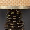 Vintage 20th Century Italian Bergere Lamp with Pine Cone Detailing, 1970s 5